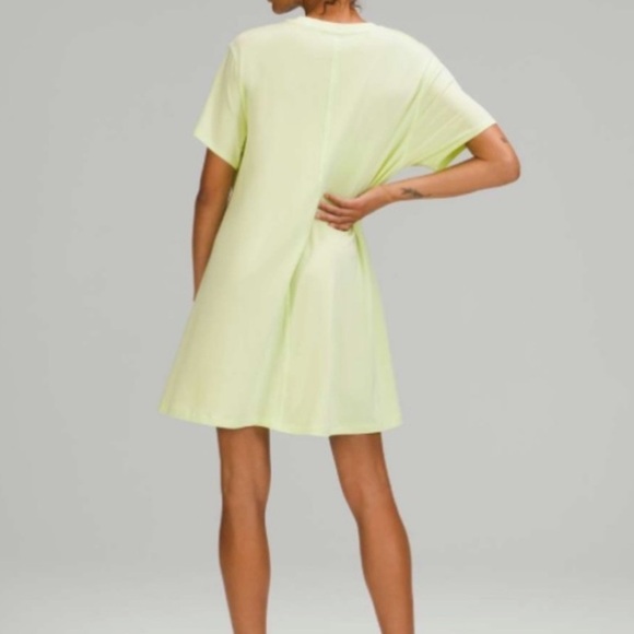 Lululemon All Yours Tee Dress Crispin Green Size 2 - Picture 2 of 6